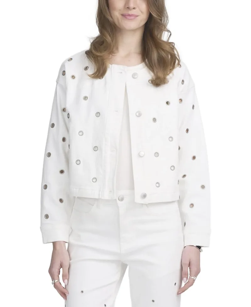 Grommet Jacket by Elle Collection
