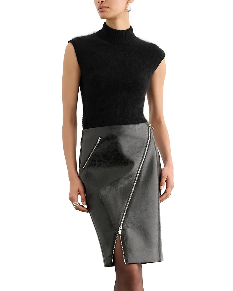 Sabina Cashmere Mock Neck Sweater by Toccin