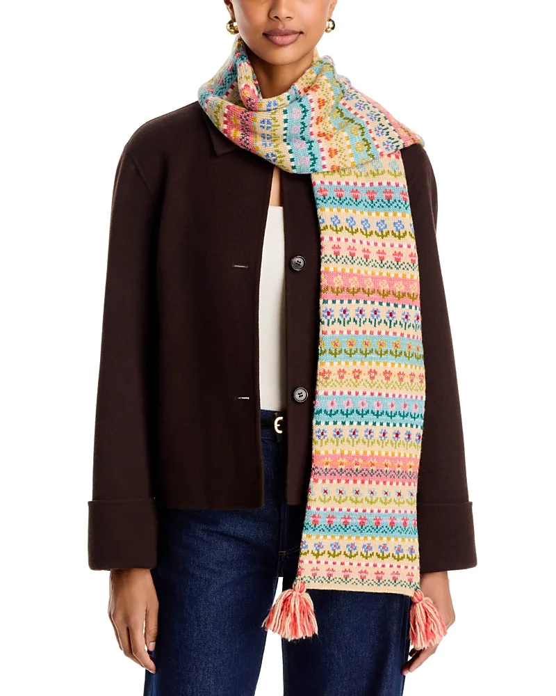 Tulip Wool Scarf by French Knot