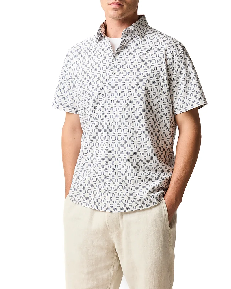 Crown Hill Printed Short Sleeve Shirt by Rodd & Gunn