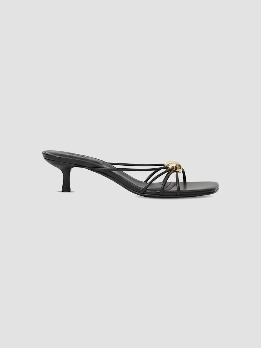 Amaya 45MM Strappy Leather Slip-On Sandals