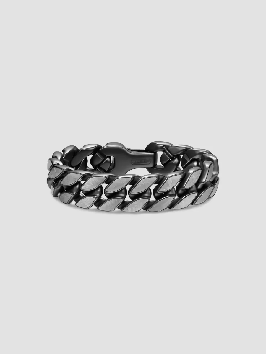 Curb Chain Bracelet in Black Titanium by David Yurman