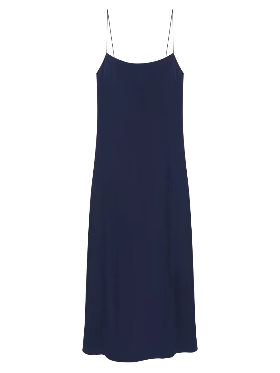 Mae Silk-Blend Maxi Dress