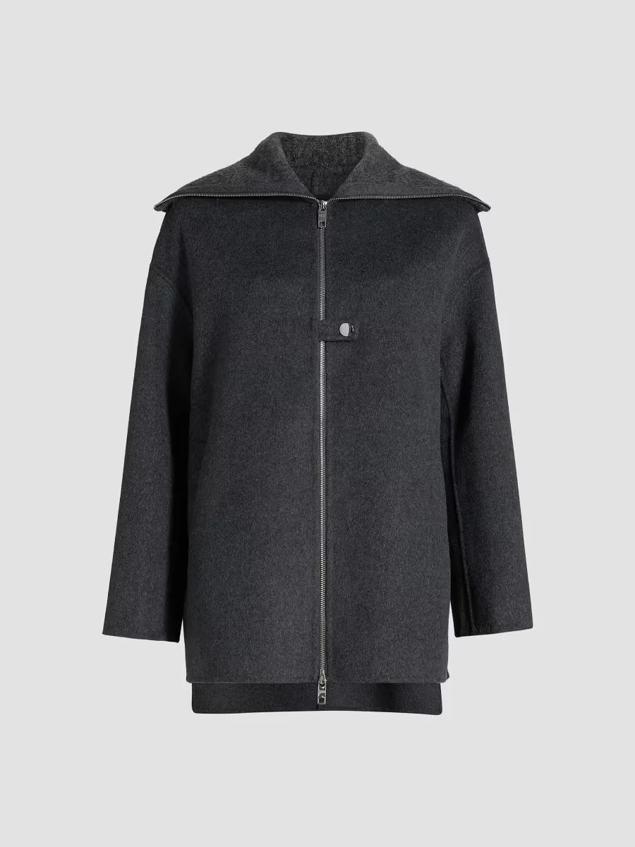 Silves Wool-Blend Zip-Front Jacket by Rails