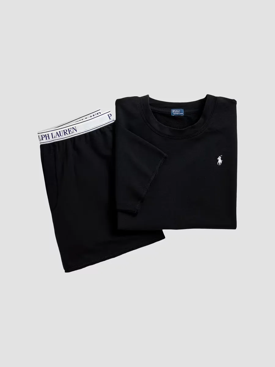 Club Terry 2-Piece Short-Sleeve Pajama Set by Polo Ralph Lauren