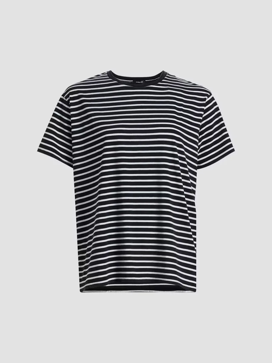 Striped Cotton Boy T-Shirt by R13