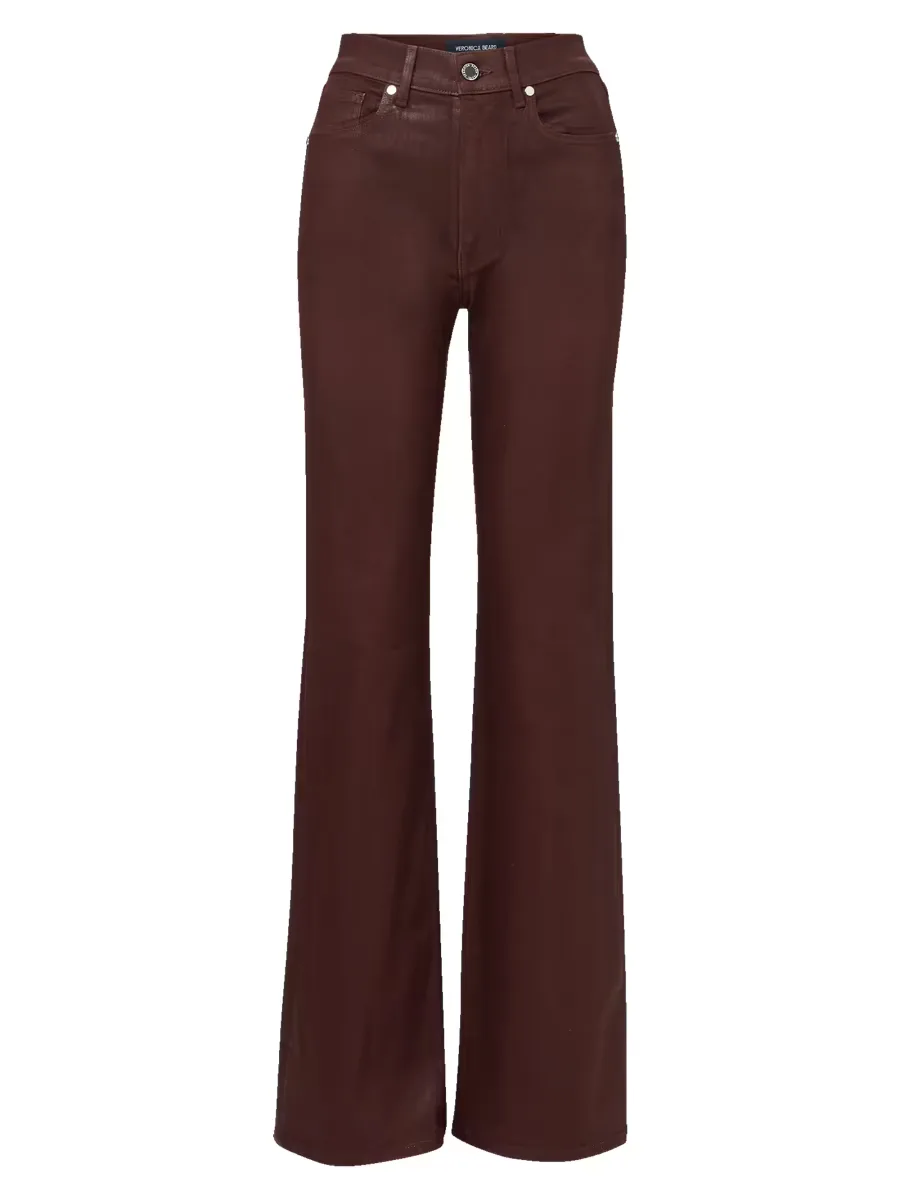 Crosbie High-Rise Wide-Leg Jeans by Veronica Beard