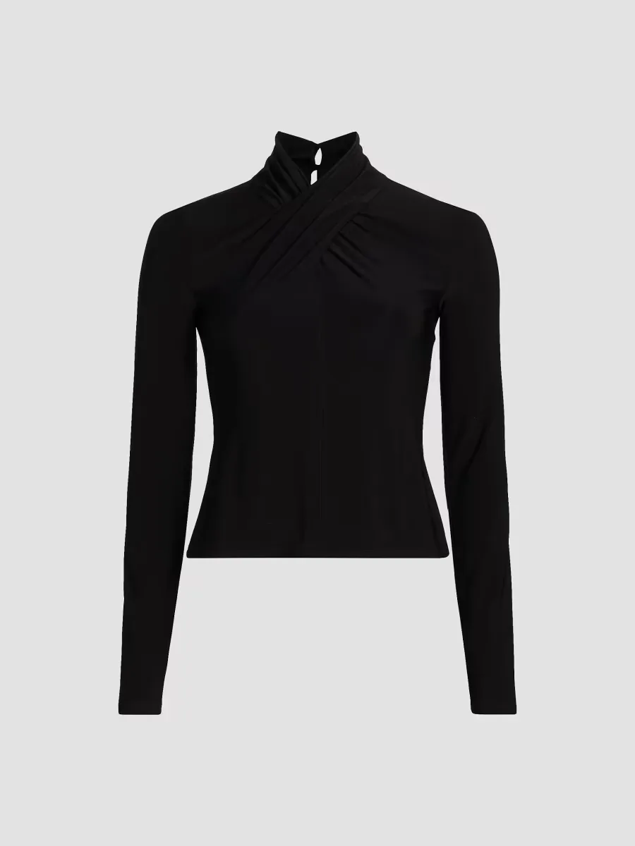 Krini Jersey Long-Sleeve Top by Derek Lam
