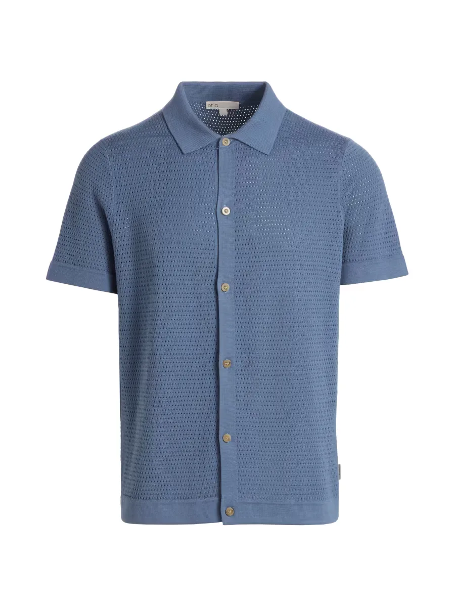 Drop Needle Cotton Shirt by Onia