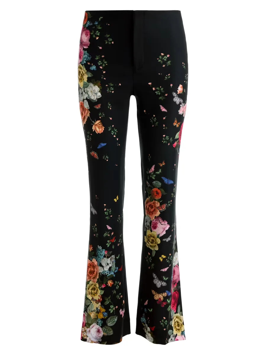 Teeny Floral Bootcut Pants