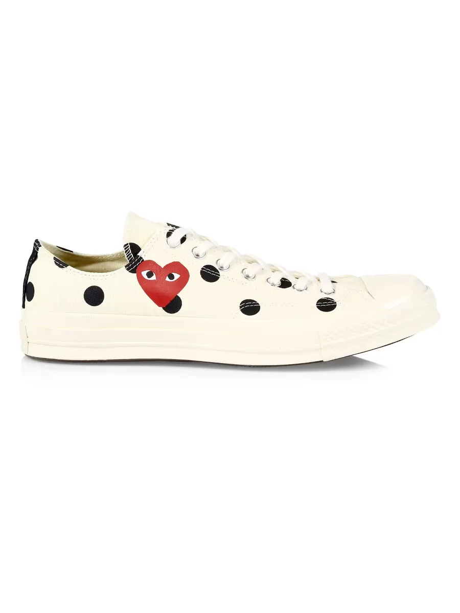 CdG Play x Converse Polka Dot Low-Top Sneakers by Comme des Garçons