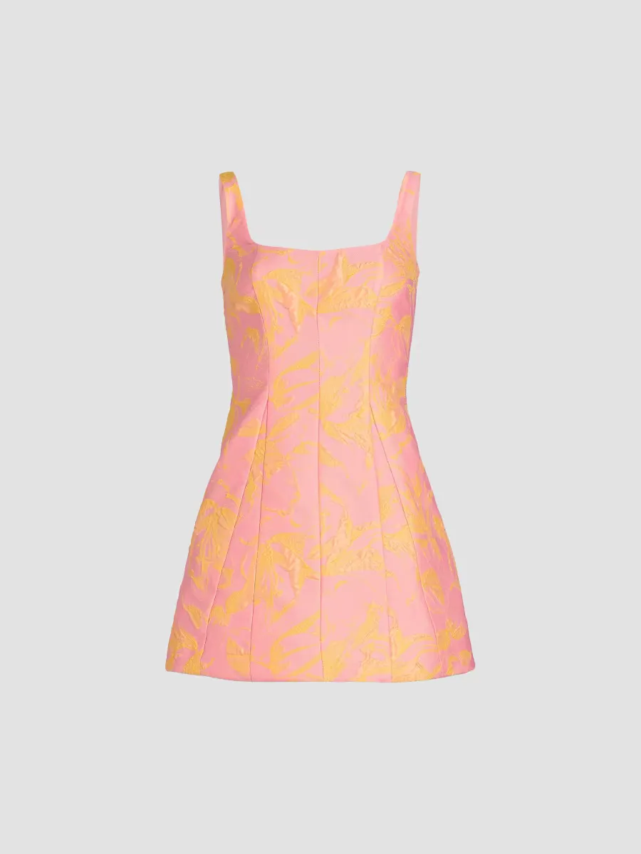 Amira Jacquard Minidress by As It May