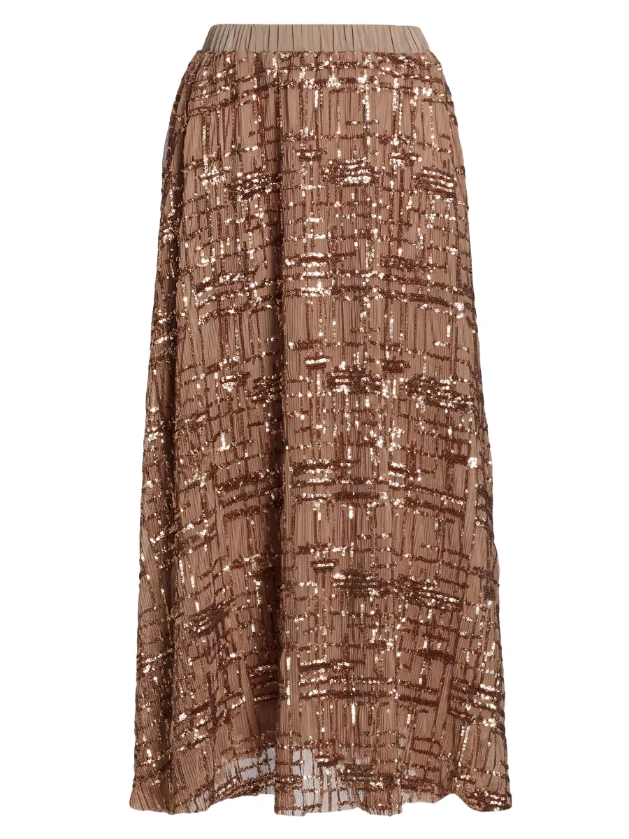 Romi Embellished Midi-Skirt by En Saison