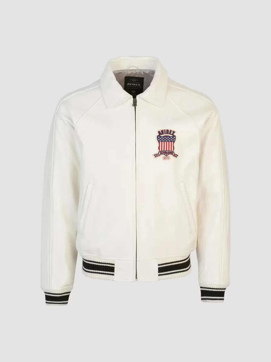 Icon Leather Jacket by AVIREX