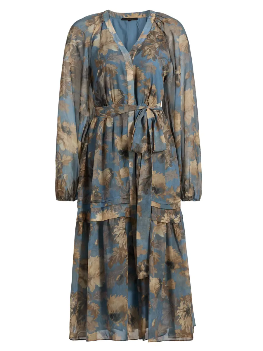 Belle Printed Midi-Dress by Kobi Halperin