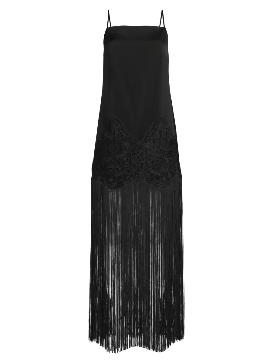 Nino Fringe Slip Dress by Ungaro