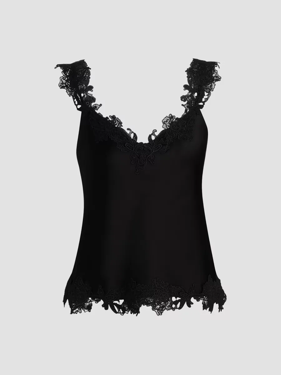 Faye Lace-Trimmed Blouse by Kobi Halperin