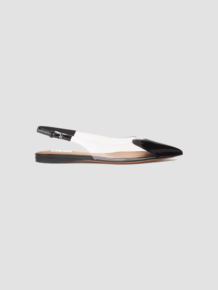 Le Coeur Leather Slingback Flats by ALAA