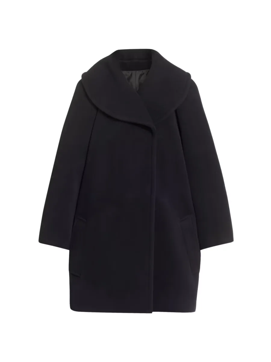 Caban Plie Wool Coat by ALAA
