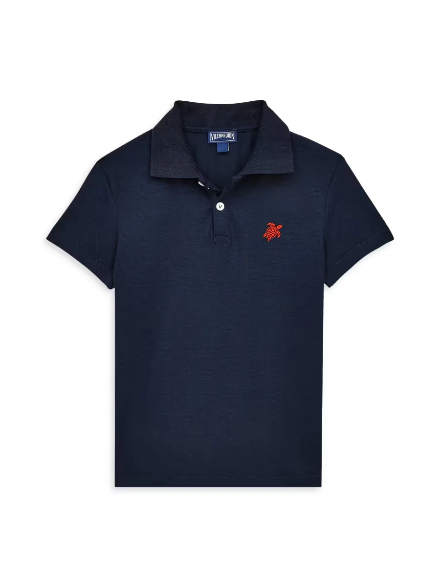 Turtle-Embroidered Polo Shirt by Vilebrequin