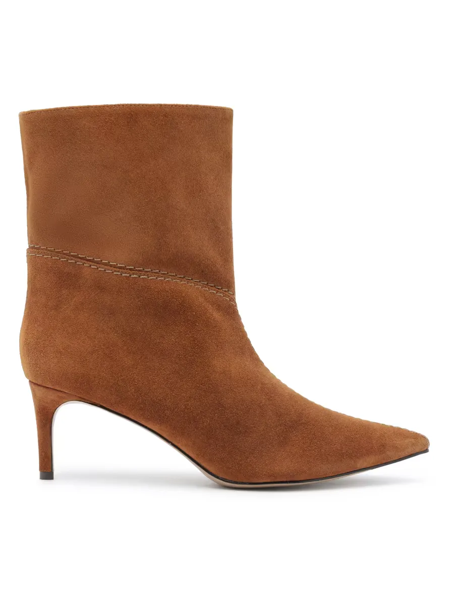 Malva 60MM Suede Booties by Alexandre Birman