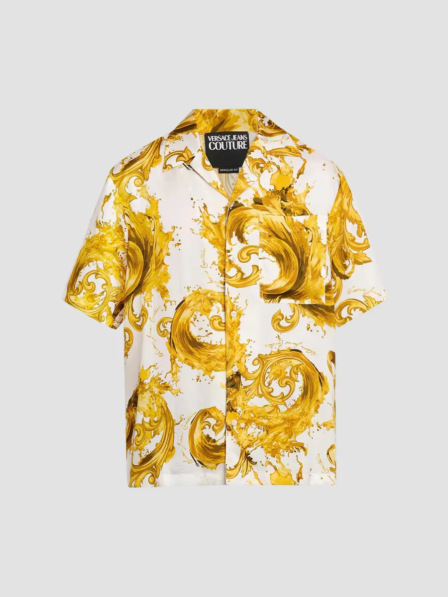 Barocco Short-Sleeve Shirt by Versace Jeans Couture
