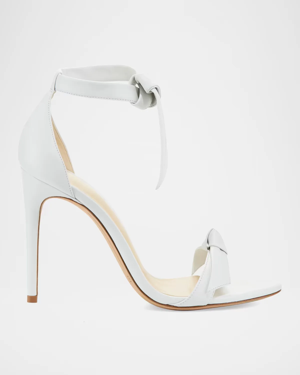 Clarita Knotted Leather High-Heel Sandals by Alexandre Birman