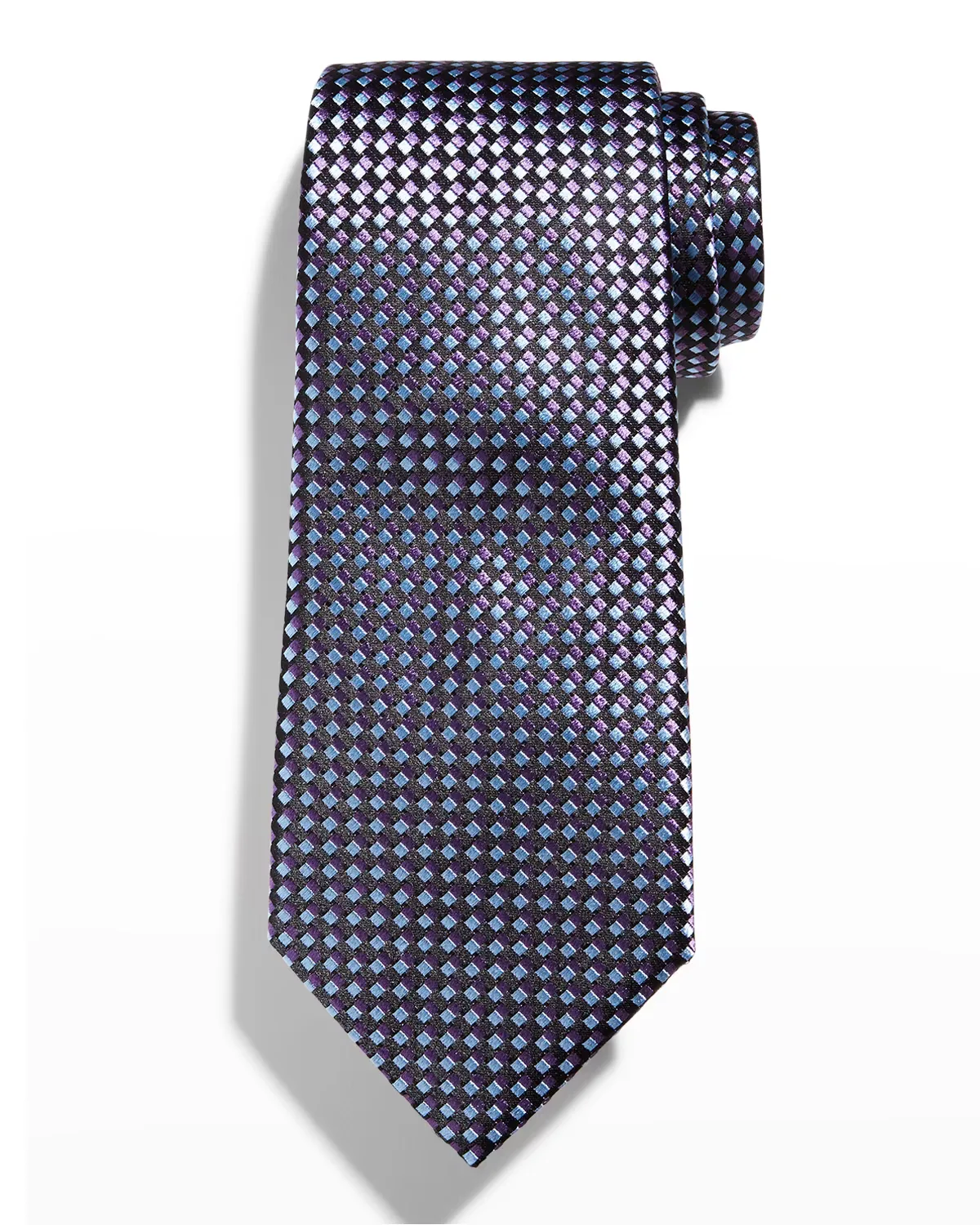 Geometric Silk Tie by ZEGNA
