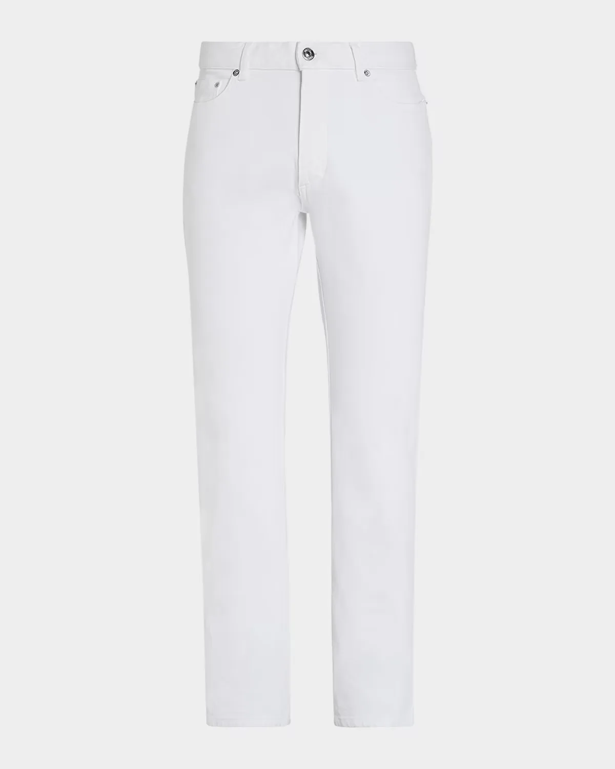 Straight Leg Denim 5-Pocket Pants by ZEGNA