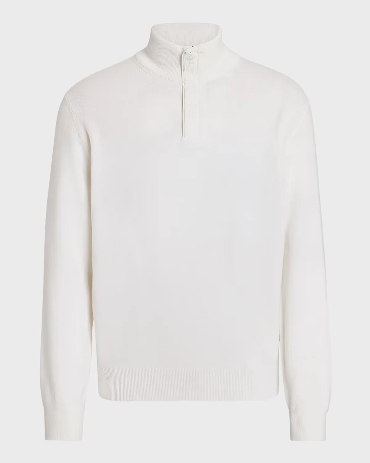 Oasi Cashmere Zip Mock Neck Sweater by ZEGNA