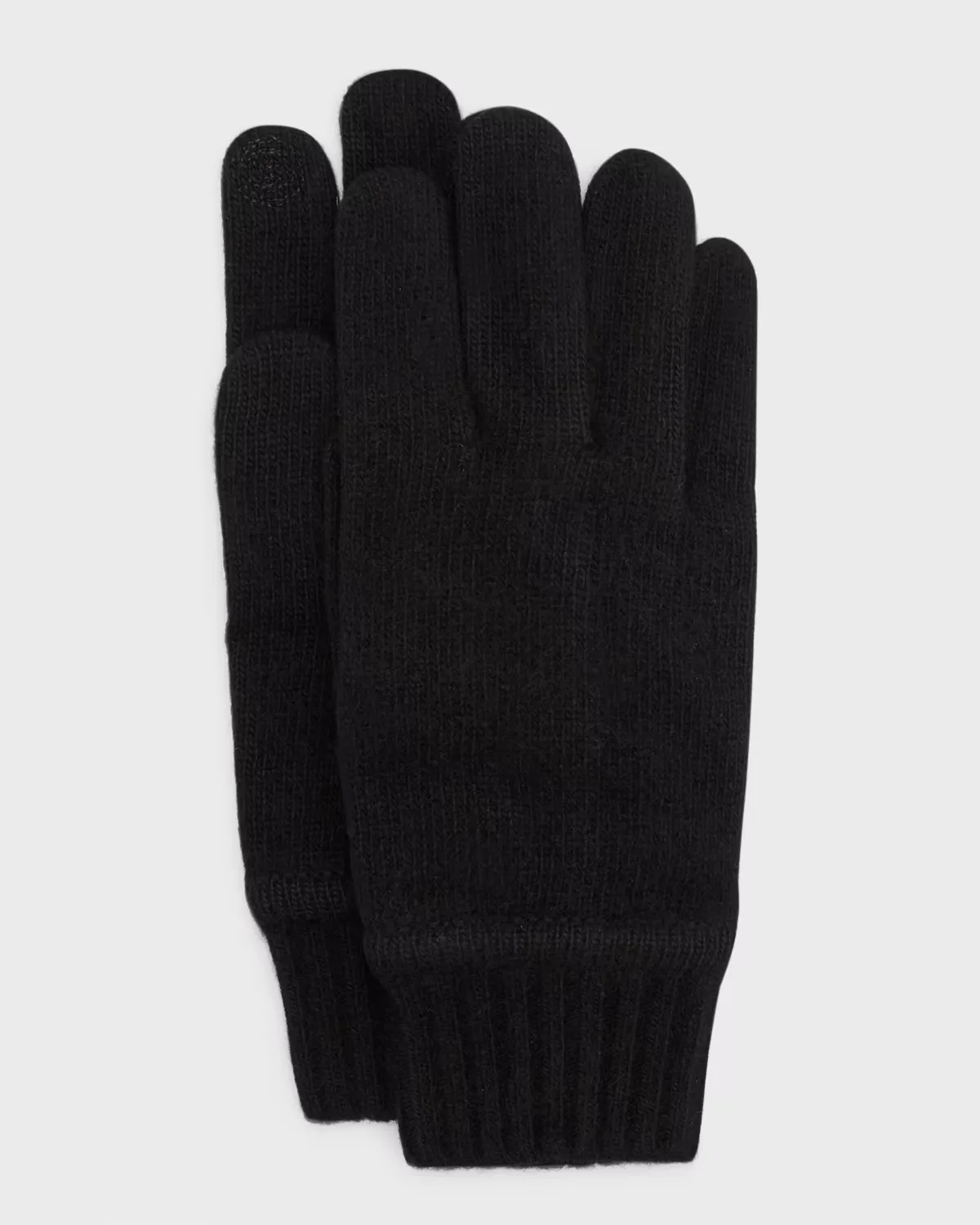 Cashmere Knit Smartphone-Touch Gloves by Portolano