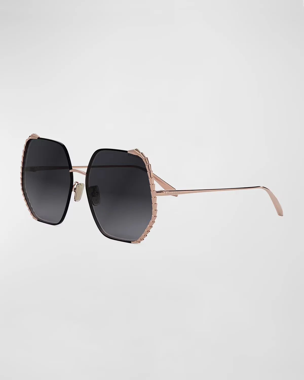 Serpenti Geometric Sunglasses