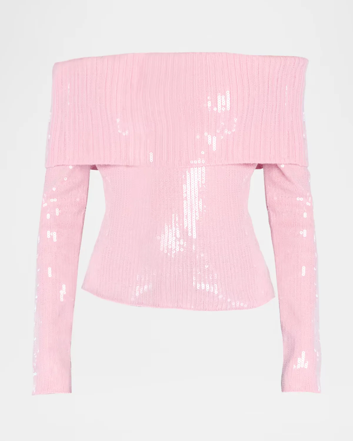 Jourdana Sequined Off-The-Shoulder Sweater by Retrofête