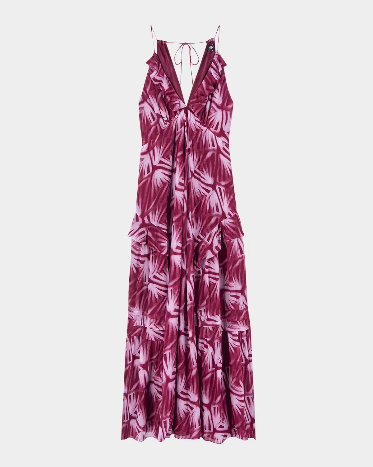 Boa Ruffle-Trim Midi Dress by Rails