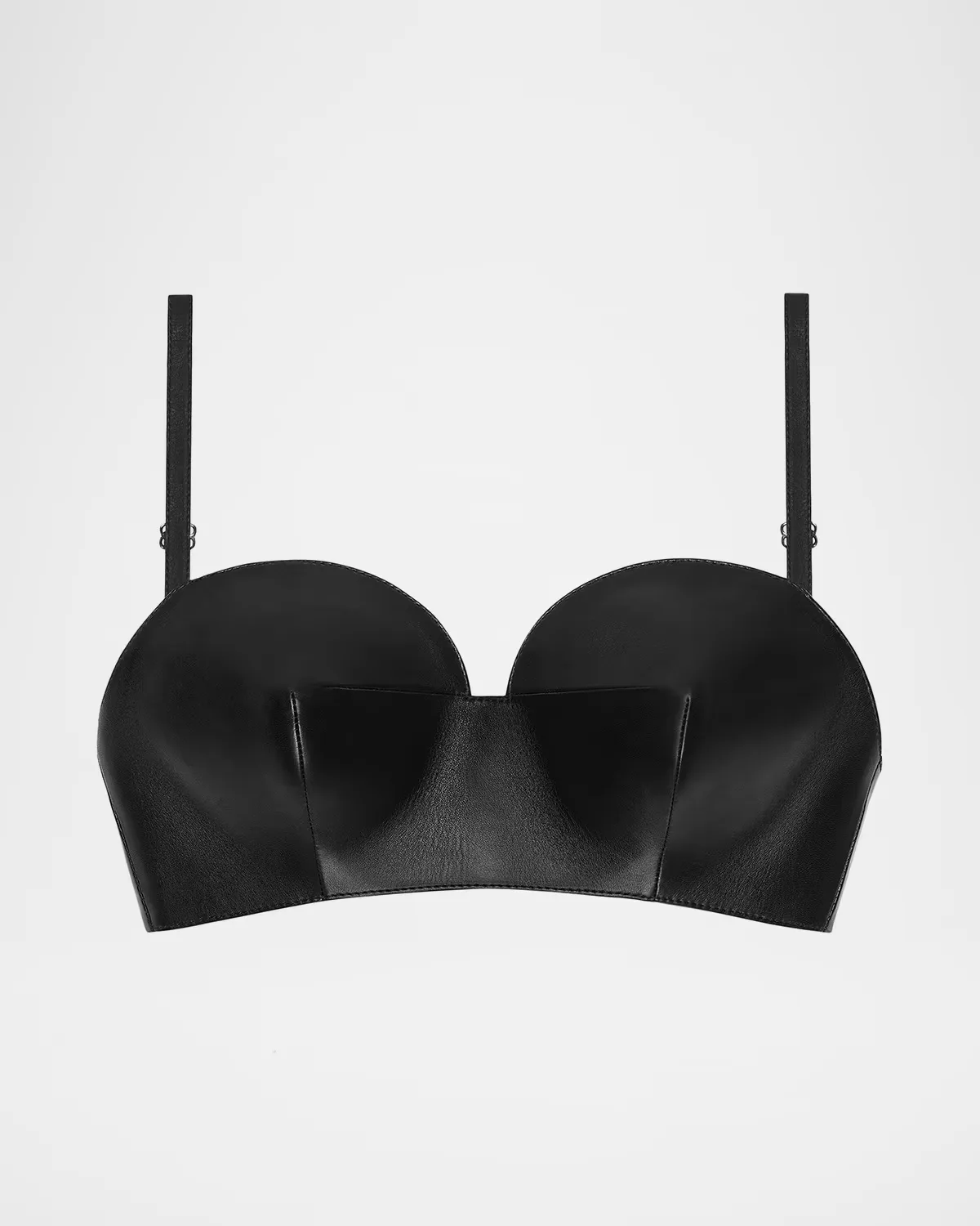 Leather Cone Bra Top by GIVENCHY
