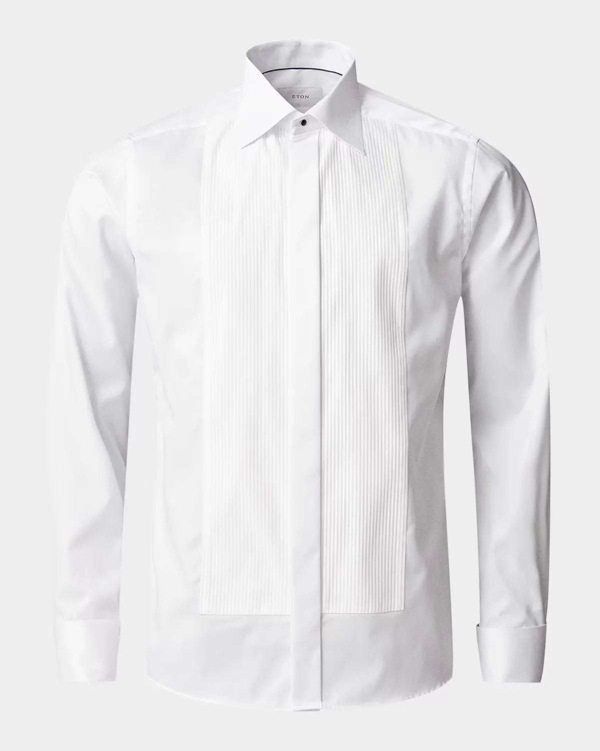 Slim-Fit Plisse Bib-Front Dress Shirt by Eton