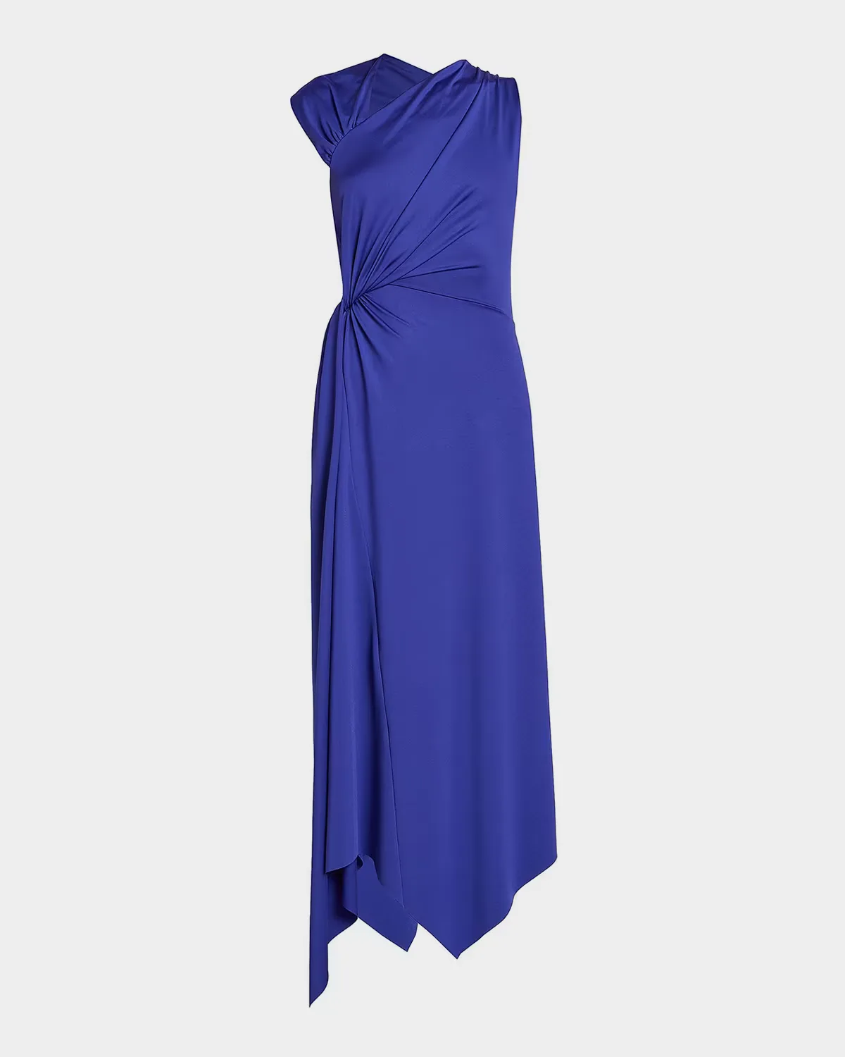 Sleeveless Twisted Asymmetric Midi Dress by Victoria Beckham
