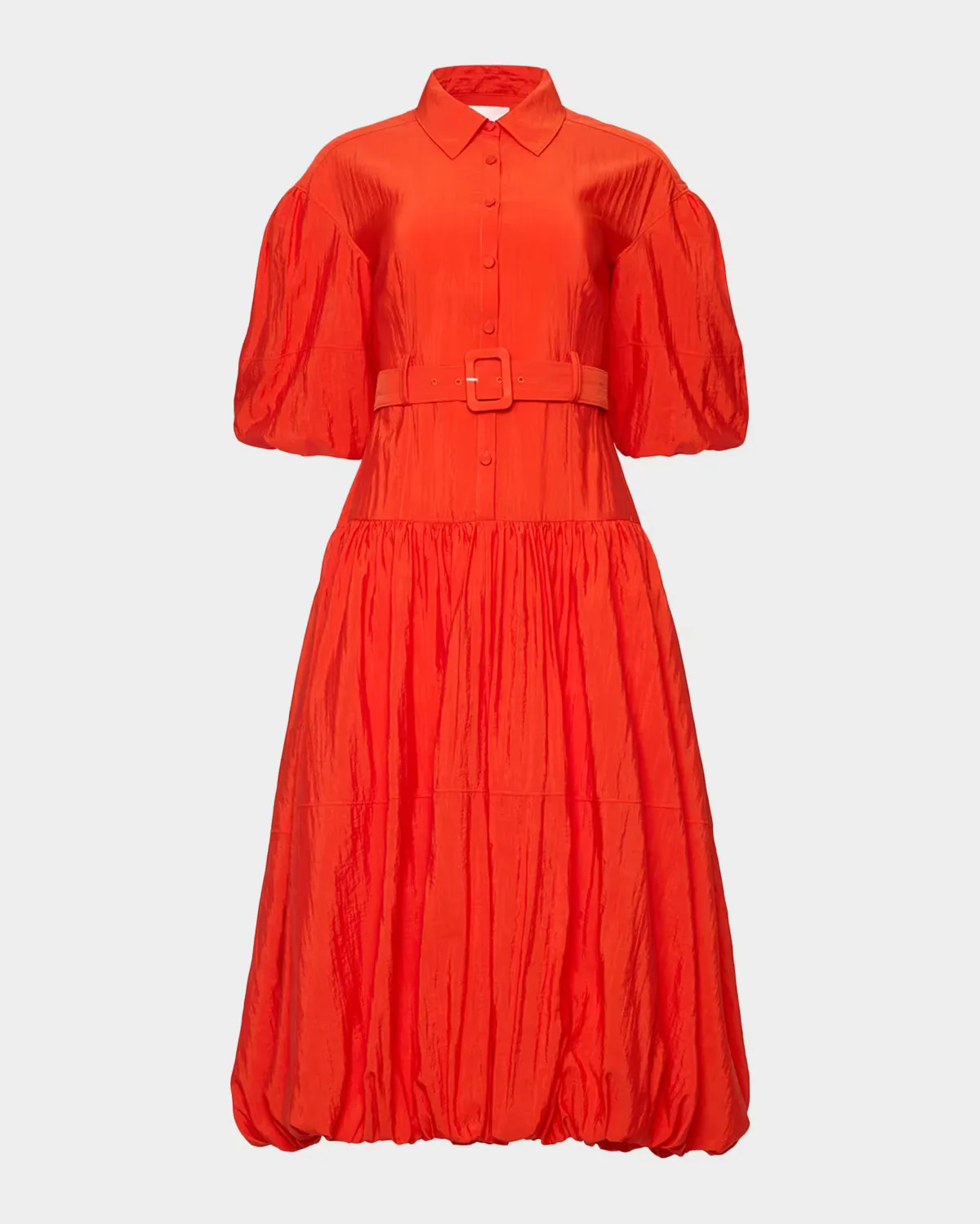 Daliah Belted Bubble Midi Dress by Cinq  Sept