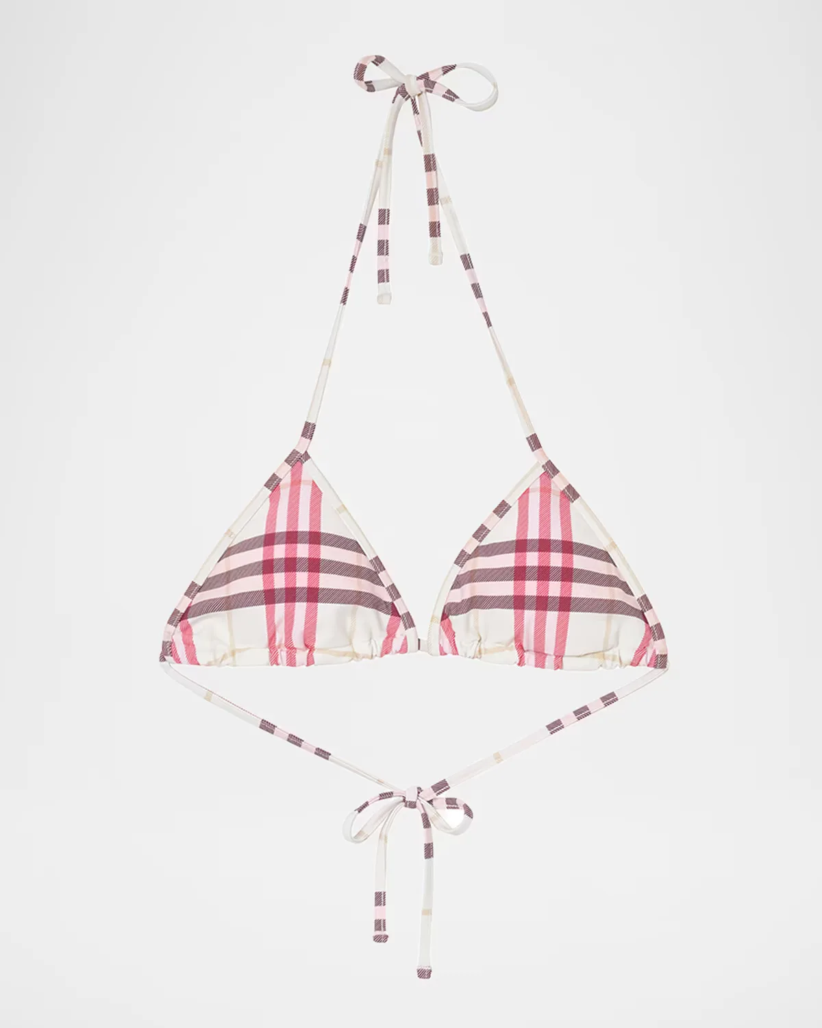 Sadie Check Bikini Top by Burberry