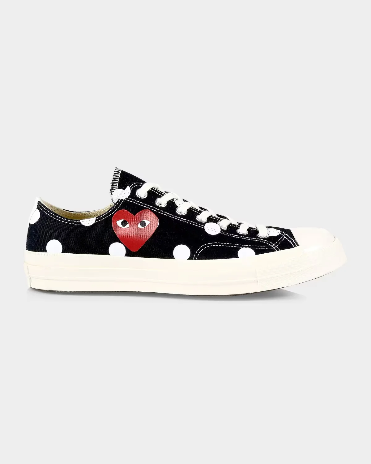 Comme Des Garcons Play x Converse Polka Dot Low-Top Sneakers by Comme des Garcons