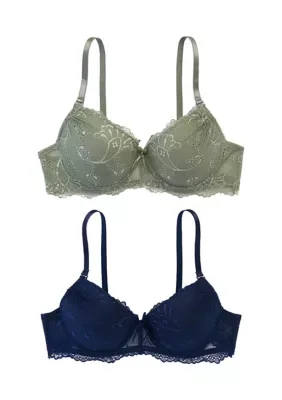 Lace Light Push Up Bra - 2 Pack by Parisian