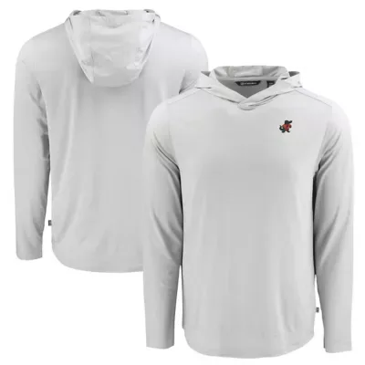 NCAA Florida Gators Coastline Epic Comfort Eco Recycled Long Sleeve Hoodie T-Shirt by Cutter & Buck