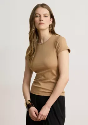 Stretch Cotton T-Shirt by Ralph Lauren