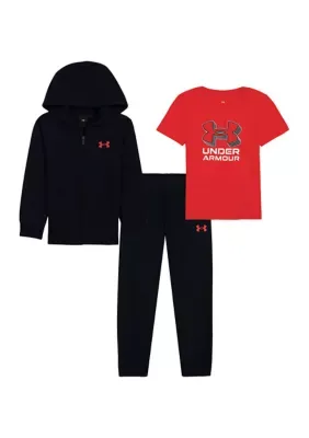 3-Piece Full Zip T-Shirt and Jogger Set by Under Armour