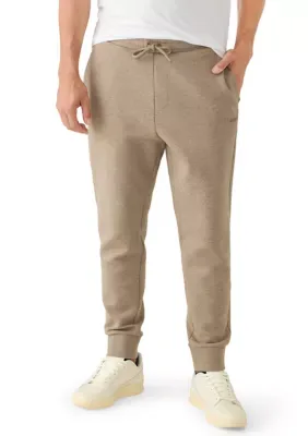 Stretch-Cotton Track Pants with Logo Print by Hugo Boss