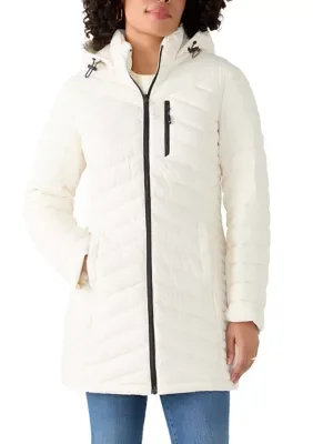 Long Stretch Packable Coat by Nautica