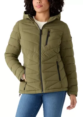 Short Stretch Packable Coat by Nautica