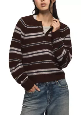 Cloud Soft Striped Henley Shirt by Lucky Brand