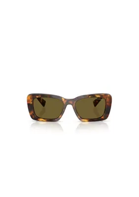 MU07YS Rectangle 53mm Sunglasses by Miu Miu