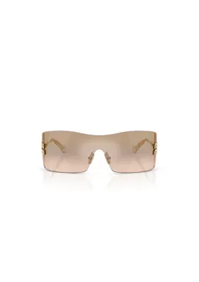 MUB53S Rectangle 0mm Sunglasses by Miu Miu